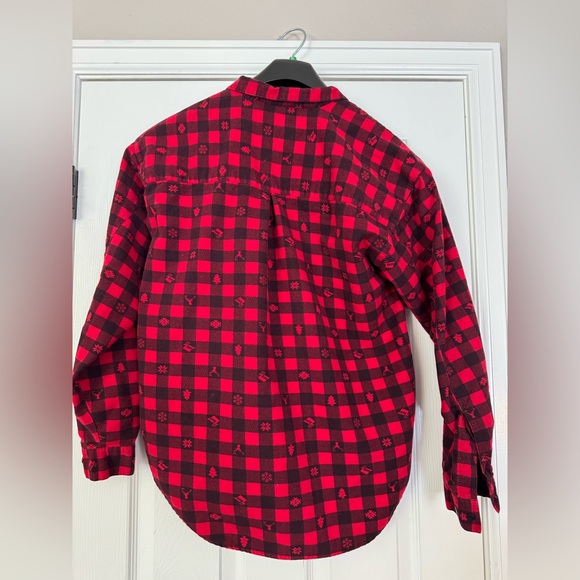 Vintage Woolrich Red and Black Flannel XL - Picture 5 of 9